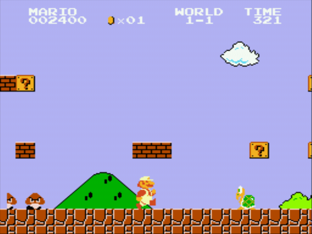 Super Mario Bros for Sega Genesis Screenshot 1